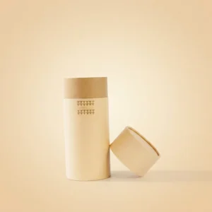 FOod Grade Paper Tube Recyclable Eco Paper Jar Custom Logo Printing Cylinder Canister Healthcare Capsule Supplement Pill Storage