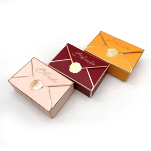 FSC Certified Recycled Paper Gift Box for Wedding Favors and Mailer Packaging
