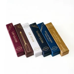 Facial Mask Cardboard Packaging Box with Embossing
