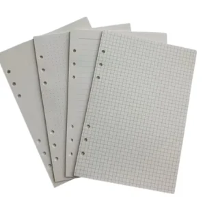 Factory 6 Holes Simple Dot Blank A5 Inserts Punched Refill Paper Filing Paper Ring Binder A6 Loose Leaf Line Paper for Binders