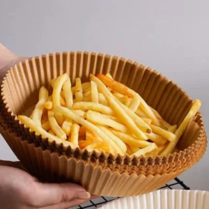 Factory Biodegradable Air Fryer Paper Liners Baskets Air Fryer Silicone Liners Non Stick Air Fryer Liner Silicone