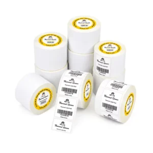 Factory Custom 4 x 6 Inch (100 x 150 mm) Direct Thermal Barcode Shipping Label Rolls for E-Commerce Logistics