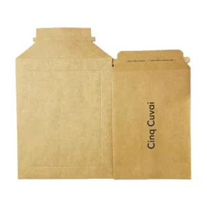 Factory Custom Biodegradable Expandable Kraft Gusseted Paper Mailer Shipping Bags