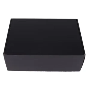 Factory Custom Black Corrugated Paper Mailing Box, Thickened Airplane Gift Packaging, Embossing, Folding
