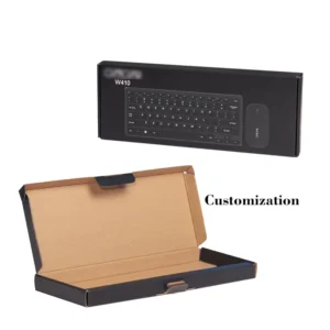 Factory Custom Black Paper Gift Boxes with Keyboard Storage and Mailer Packaging for Consumer Electronics Camera