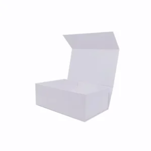 Factory Custom Foldable Magnetic Gift Box Rigid Paper with Adhesive Stickers