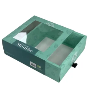 Factory Custom Large Drawer Sliding Packaging Box for Coffee with Clear Window