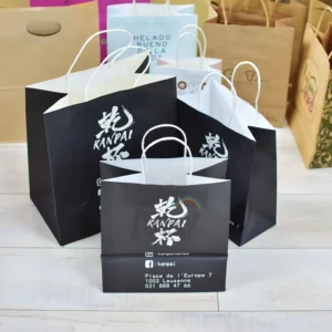 Factory Custom Logo Gift Luxury Clothing Jewelry Shopping Bag With Handle Colorful Kraft Paper Bag