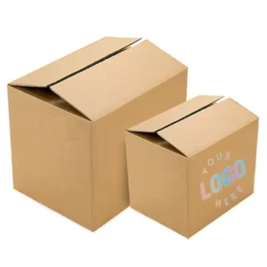 Factory Custom Logo Printed Packaging Paper Shipping Box Corrugated Cardboard Carton Stamping Moving Box Packing
