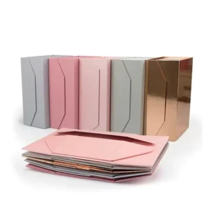 Factory Custom Logo Rigid Paper Gift Box with Magnetic Closure
