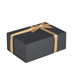 Factory Custom OEM ODM Embossed Biodegradable Rigid Gift Paper Boxes with Magnetic Closure and Glossy Lamination