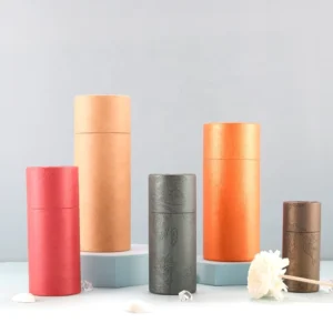 Factory Custom Paper Cardboard Tube Cylinder Packaging for Perfume and Essential Dropper Bottles