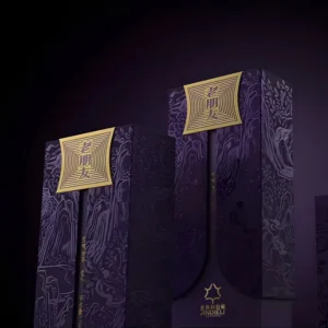 Factory Custom Paper Tea Packaging Box with Magnetic Closure, Matt Lamination, Embossing, and Metal Plate Logo
