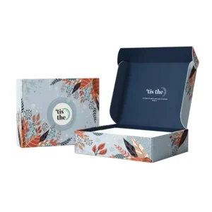 Factory Custom Recyclable Flat Corrugated Cardboard Mailer Subscription Box Packaging