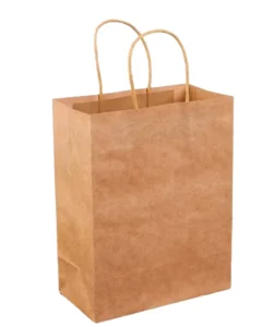 Factory Custom Reusable Multi-purpose Takeaway Food Grade Recyclable Classic Square Bottom Kraft Paperboard Bags