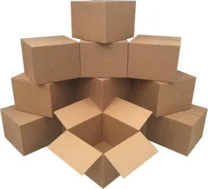 Factory Custom-Size Kraft Corrugated Cardboard Moving Boxes for Packing and Shipping