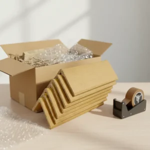 Factory Direct Corrugated Box Packing Right-Angle Pulp Corner Strip