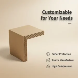 Factory Direct Customizable Multi-Size Biodegradable Paper Corner Protectors, High Wet Strength Compostable Packaging
