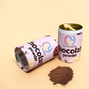 Factory Direct Eco-Friendly Food-Grade Paper Canister Moisture-Proof Sealed Sugar Chocolate Powder Paper Tube