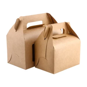 Factory Direct Folding Party and Wedding Cake Box with Handle
