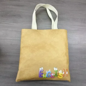 Factory Direct Kraft Paper Shopping Bag, Customizable Size and Pattern, Eco-Friendly Waterproof Reusable