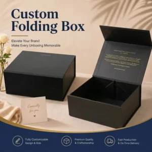 Factory Direct Recyclable Foldable Paper Carton Box with Custom Logo for Product Packaging