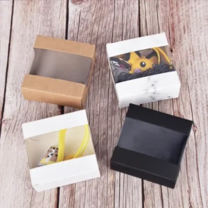 Factory Direct Sale Customized Paper Box with Transparent Window Excellent Quality Paper Box