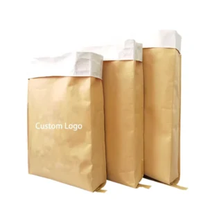 Factory Direct Supply Heavy Duty Thickened Kraft Paper PP Woven Bag Chemical Paper Plastic Laminated Composite Bag