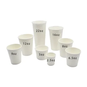 Factory Disposable Eco-Friendly Single-Wall Paper Cup