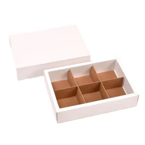 Factory Foldable Kraft Paper Gift Box with Embossed Corrugated Board for Tea and Mooncake, Separated for Easy Storage