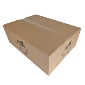 Factory High Quality Custom Logo Portable Thick Recycled Brown Kraft Paper Corrugated Shipping Carton