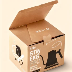 Factory Kraft Paper Folding Takeout Food Box with Locking Lid Printed Cardboard Custom Size