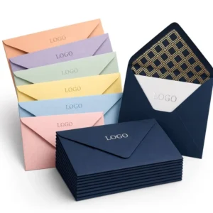 Factory Low Price Custom Classical Kraft Paper Wedding Invitation Gift Envelopes