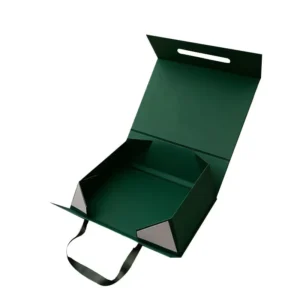 Factory Magnetic Flat-Folding Recyclable Paperboard Gift Box