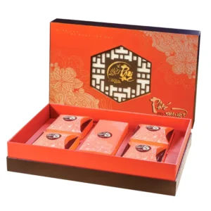 Factory Mooncake Gift Packaging Box with Logo and Design