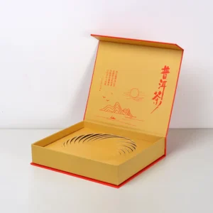 Kotak Kemasan Hadiah Kue Bulan Pabrik dengan Logo dan Desain Embossed Laminasi Matte untuk Sushi