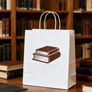 Factory Price Kraft Paper Bags with Handles for Boutique Shopping and Gift Packaging