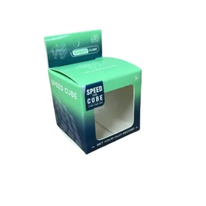 Factory Printed Folding Small Paper Gift Box with Transparent Window