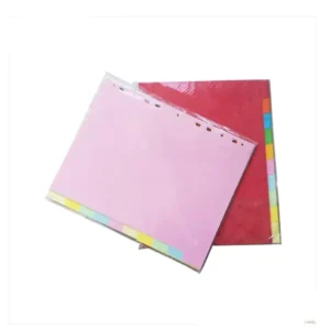 Factory Suppliers Multi-colorful 5 Pages A4 Size Index Divider Paper Index Divider