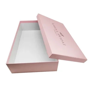 Factory Supplies Sky Cover Rigid Boxes Recycled Corrugated Board Customizable Logo for High-End Clothing Underwear