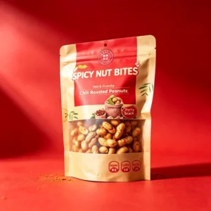Factory Supply Stand up Pouch With Zipper Clear Window Resealable Zipper Pouch Visible Window Bag for Nuts