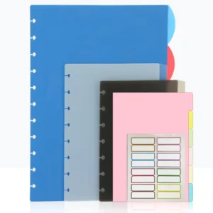 Factory in Stock Mini Coloful Paper Index Easy to Remove Divider for Discbound Notebook Journal Planner
