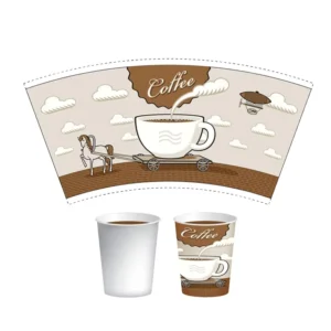 Fan Paper for Paper Cup Drink Coffee Cup Raw Material