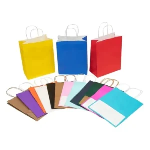 Fashion Gift Shopping Kraft Paper Bag with Custom Logo