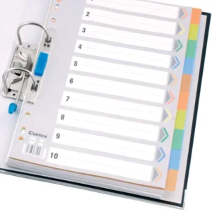 File Index Paper Divider Multiple Color 297*224mm Eco-friendly Simple Style Sample Freely