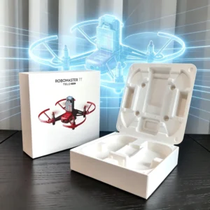 Flight Machine Outer Package Box with Custom CMYK Printed Paper Box and Recycled Pulp Liner