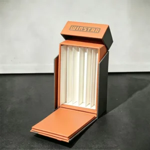 Flip Top Blank Cardboard Cigarette Box with Replaceable EVA Foam Insert Multi-Use Paper Case