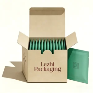 Flower Tea Paper Packaging Box Custom Logo Tea Bag Cardboard