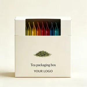 Foldable Biodegradable Custom Tea Paper Box with Window