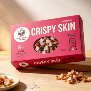 Foldable Eco-Friendly Cardboard Tuck-End Box with Spot UV, Glossy or Matte Lamination for Cereal, Candy, and Snack Packaging